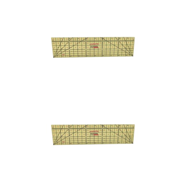 Yuarrent Regla de planchado DIY Sastre Costura Confección Herramienta de medición en caliente Costura Arte Ropa Ángulo y Tipo 4 2piezas Yuarrent CBP217119