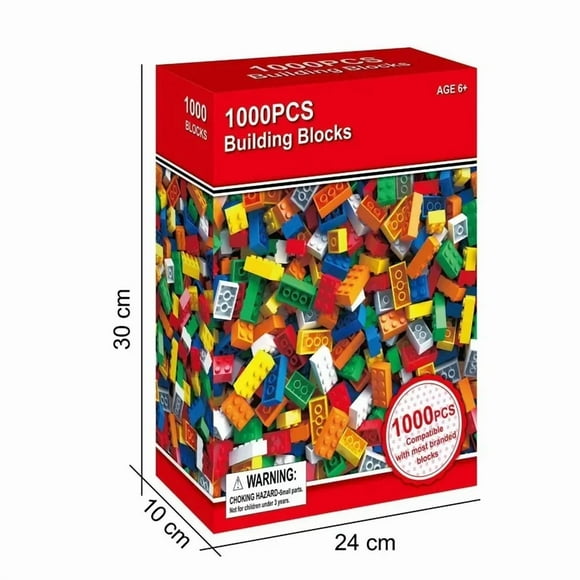 1000-Piece Small Particle Building Blocks in Color Box: High-Quality, Durable & Safe DIY Bricks for Kids, Compatible with Major Brands, Boosts Spatial Awareness & Creativity, Bulk Educational Toy