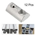 thumbnail image 4 of Unique Bargains Roll-In Spring M6 T Nut, Roll Ball Elastic Nuts for 3030 Series Aluminum Extrusion Profile, 12 Pcs, 4 of 5