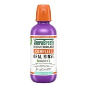 TheraBreath Complete Mouthwash, 6-in-1 Benefits, Alcohol-Free, Revitalizing Mint