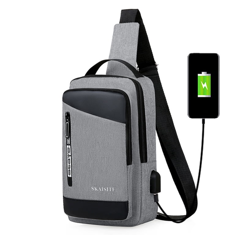 Vadktai Sling Backpack, Nylon Water Resistant Shoulder Chest  display picture 3