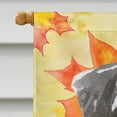 thumbnail image 3 of Carolines Treasures CK1833CHF Fall Leaves Schnauzer 2 Flag Canvas House Size  Large multicolor, 3 of 4
