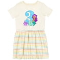 thumbnail image 3 of Inktastic Third Birthday Mermaid Girls Toddler Dress, 3 of 5