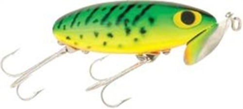 Arbogast Plastic Musky Jitterbug in Beautiful Fire Tiger New on The Card 