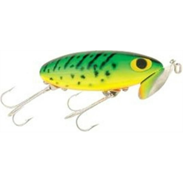 G600 Arbogast Jitterbug 3/8 oz Fire Tiger Fishing Lure