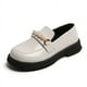 thumbnail image 5 of Zapatos de cuero para niñas Zapatos para niñas de primavera y otoño Zapatos planos sin cordones de moda versátiles de estilo para niñas, 5 of 6