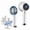 White, variant on Goldeer Electric Fabric Shaver, Lint Remover for clothes Rechargeable Sweater Defuzzer with 6 Blades, 3 Speeds, LCD Display Portable Pill Remover Perfect for Home, Travel, Gifts