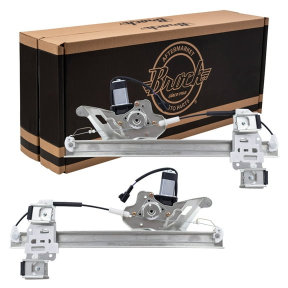 Brock Window Regulator w/ Motor for 2000-2005 LeSabre Front Set 15231241