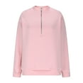 thumbnail image 4 of Ounisa Womens Long Sleeve Half Zip Sweatshirts Oversized Casual Pullover Tops Fall Fashion Outfits 2025 Y2k Clothes, 4 of 6