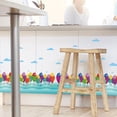 thumbnail image 4 of Pegatinas decorativas para cuartos de niños y baños, calcomanías de pared con peces marinos de colores, 4 of 5