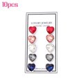 thumbnail image 1 of Botones anti-exposición broche de diamantes de imitación mixto cuello fijo bufanda Seda hebilla sin corazón de costura 10 Piezas Inevent HA7570-01B, 1 of 6