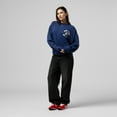 thumbnail image 3 of Women's Mitchell & Ness Blue New York Rangers Vintage Crewneck Sweatshirt, 3 of 7