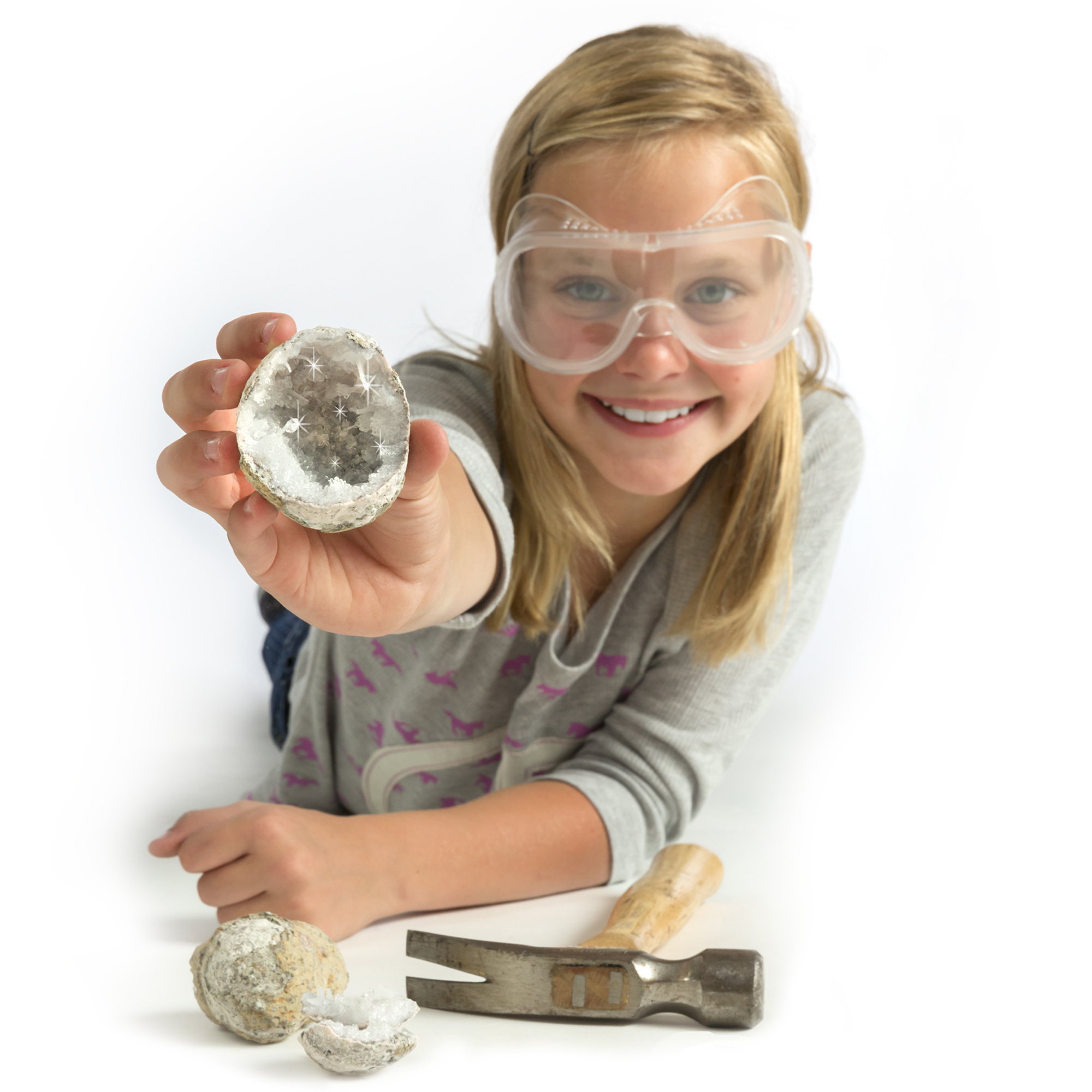 National Geographic Break Open 2 Geodes Kit photo 2
