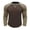 Khaki, variant on WREESH Men's Long-Sleeve Raglan Gym Shirt Muscle T-Shirts Active Sports and Casual Wear Pullover Top Olive Green