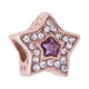 thumbnail image 1 of Charm para Pulsera LuckyLy, Dije de Estrella, Acero Inoxidable y Zirconia Cúbica, Modelo Twinkle rosa UNITALLA, 1 of 7