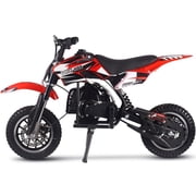 MotoTec DB-01 50cc 2-Stroke Kids Gas Dirt Bike Red