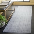 thumbnail image 2 of SAFAVIEH Tacoma Nelson Abstract Machine Washable Runner Rug, Light Grey/Grey, 2'6" x 6', 2 of 7