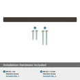 thumbnail image 5 of Amerock Merced 6-5/16 inch (160mm) Center-to-Center Oil-Rubbed Bronze Cabinet Pull, 5 of 7
