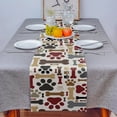 thumbnail image 2 of Animal Dog Paw Table Runner Home Wedding Decor Table Cover Flag Mat Table Centerpieces Decoration Party Dining Long Tablecloth, 2 of 5
