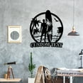 thumbnail image 4 of Handmadetneonsign Custom Longboard Male Beach Surfing Metal Wall Art LED Light - Personalized Surfboad, 4 of 5
