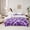 Purple White, variant on jejeloiu Geometric Lines Circle 7-Piece Twin Bedding Sets,White Black Bedding Comforter Set For Men Women Reversible