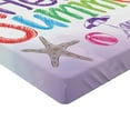 thumbnail image 2 of Ambesonne Lifestyle Fitted Sheet, Summer, Twin XL Size, Lilac, 2 of 3