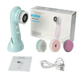 thumbnail image 6 of TIFOR Facial Cleansing Brush, Face Brushes for Cleansing and Exfoliating with 3 Rotating Head , Removing Blackhead, Fully Rechargeable (Blue), 6 of 9