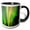 Black/White, variant on 3drose, , Alaska, Fairbanks. Northern Lights and Stars., 11oz Magic Transforming Mug