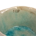 thumbnail image 4 of Creative Co-Op Stoneware Measuring Cups with Reactive Crackle Glaze, Green, Set of 4, 4 of 5