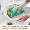 thumbnail image 5 of 2 Pcs Funny Kitchen Towels,Green Christmas Snowman Pattern Microfiber Dish Towels,Kitchen Tea Towels,Kitchen Towel Set (18" X 26"), 5 of 7