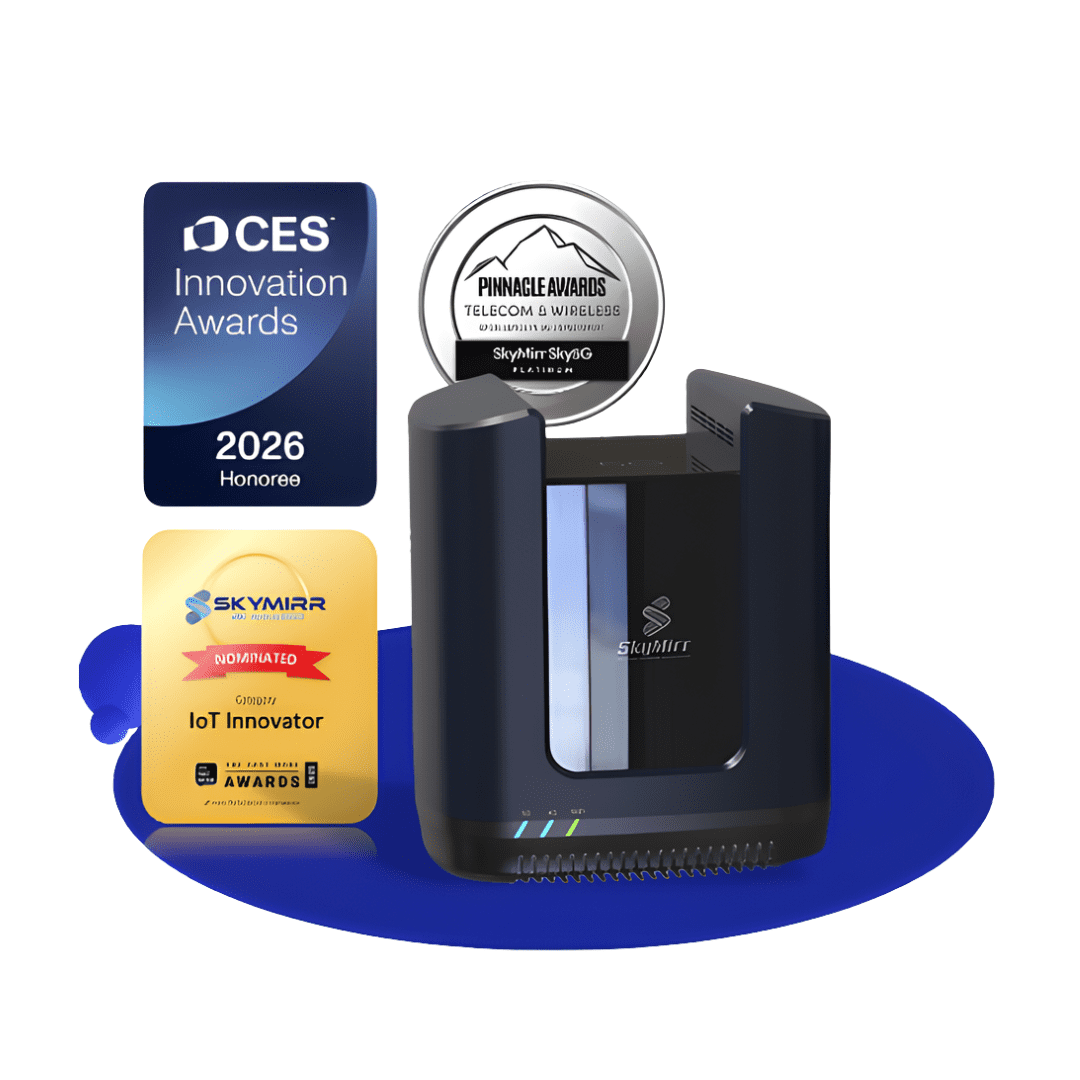 Sky5G AI-Powered Wireless Router – Wi-Fi 7 Quad-Band, 3.4Gbps, 512 Devices | T-Mobile & T-Priority Certified for Office, Rural & Mission-Critical Internet