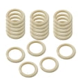 thumbnail image 1 of Anillos de para Decoracion de cumpleaños Jueguete para Niños 65mm CUTICAT Anillo de dentición de madera, 1 of 6