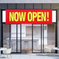 thumbnail image 4 of KAKOWELY open house signs 1 Set Now Open Banner High Visibility Opening Sign Large Outdoor Hanging Opening Banner Open Flag Grand Opening Banner for Shop with Rope, 4 of 5