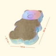 thumbnail image 3 of Oodles Gummy Bear Ombre Corrugated Cardboard Cat Scratching Pad, Multicolor, One Size, 3 of 8