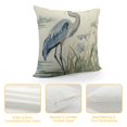 thumbnail image 4 of COMIO  Watercolor Heron Farmhouse Pillowcase Pillow Covers Outdoor Square Pillow Case Cushion Cover for Sofa Couch Bedroom, 4 of 5