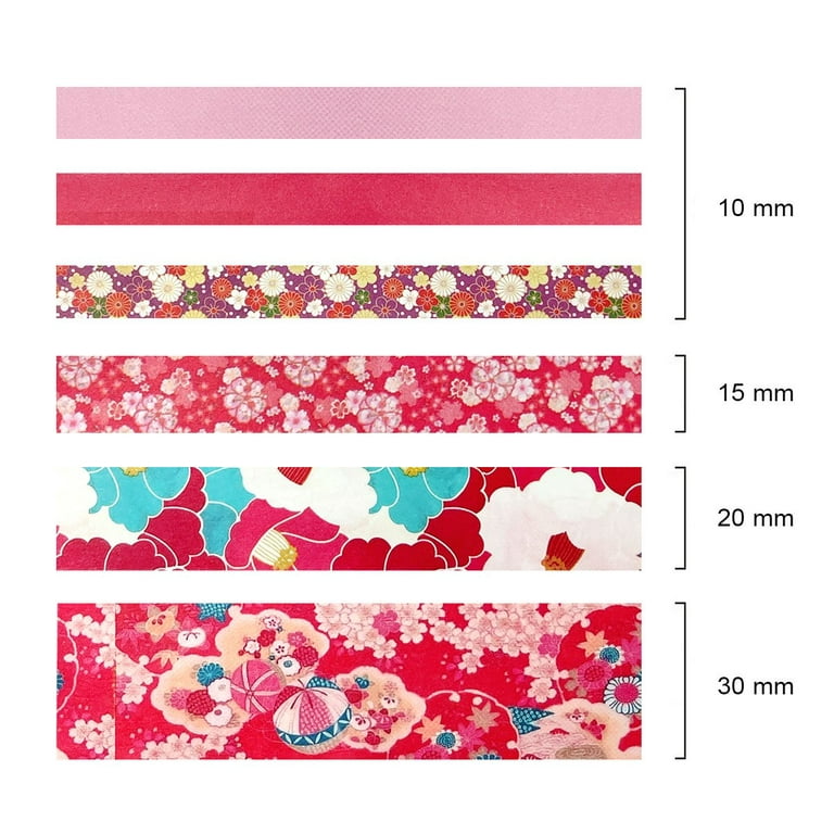 Wrapables Decorative Washi Tape Box Set for DIY Arts & Crafts (12 Rolls),  Floral, 1 - Foods Co.