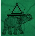 thumbnail image 2 of Spiritual Animal Elephant Triangle Men's Graphic T Shirt Tees Brisco Brands L, 2 of 6