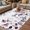 Purple, variant on Brown Grey Leaves Outdoor Rug for Patio/Deck/Porch, Non-Slip Large Area Rug 5 x 7 Ft, Summer Botanical Pastoral Birds Rustic Indoor Outdoor Rugs Washable Area Rugs, Camping Rug Carpet Runner