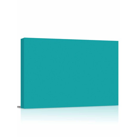 Pure Teal Green Wall Art for Living Room, Canvas Picture Wall Decor for Bathroom Bedroom, Simple Solid Color Painting Artwork for Office Kitchen Hallway Dining Room Home Decorations 20"x24"