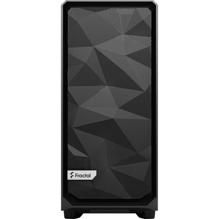 Fractal Design FD-C-MES2C-03 Meshify 2 Computer Case - Mid-tower - Tempered Glass, Steel, Mesh - Black