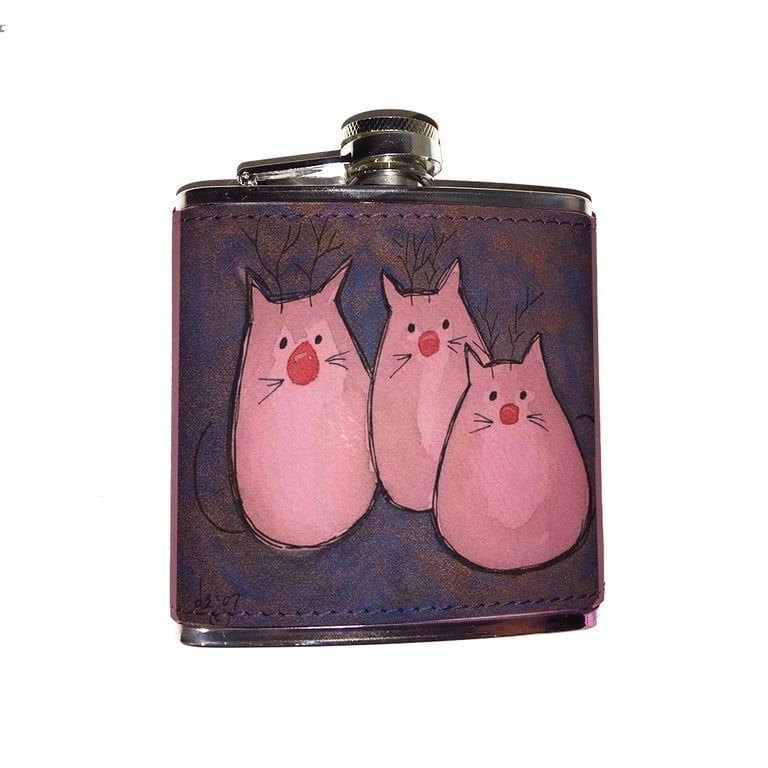 Cat flask purse online