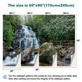 thumbnail image 3 of Peel and Stick Wallpaper Laurel Falls Great Smoky Mountains National Park Modern Art Wall Mural Decor Self Adhesive and Removable 69in x 98in, 3 of 8