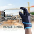 thumbnail image 3 of HANDLANDY Work Gloves Mens & Women, Utility Safety Mechanic Work Gloves Touch Screen, Flexible Breathable Work Gloves (Large, Blue), 3 of 8