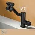 Faucet Mounted Wash Sink Smart Hydropower Basin Hot Cold Water Mixer