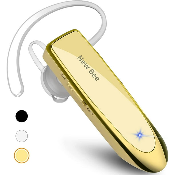 Bluetooth Nouvelle Abeille 24h V5.0 Oreillette Bluetooth Conduite Mains Libres Sans Fil avec Micro d'Annulation du Bruit