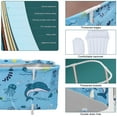 thumbnail image 2 of 47in Foldable Bathtub Portable Soaking Bath Tub Ice Bathtub Hot Bathtub  Bathing Tub for 2 Person With Back Pad for Shower Stall,Thickening with Thermal Foam to Keep, 2 of 7