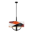 thumbnail image 7 of Varaluz Patchwork 4-Lt Pendant - Black/Satin Brass/Patchwork, 7 of 7