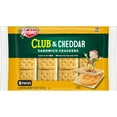 thumbnail image 5 of Keebler Club and Cheddar Sandwich Crackers, Single Serve Snack Crackers, 8 Count, 5 of 6