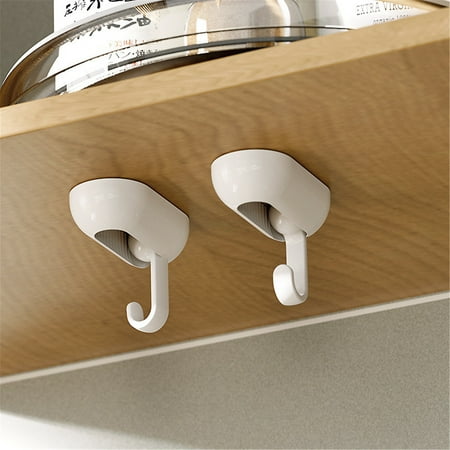 

Tswift Hook 2PCS Adhesive Wall Hooks 2PCS Heavy Duty Adhesive Bracket Plastic Towel Hooks For Hanging Hats Towels Keys Clothes Closet Hooks Wall Suitable For Kitchen Bathroom Office