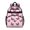 Butterfly and Daisy Pink Pattern, variant on Colorful Butterfly Pattern Cute School Backpack Bag for School with Padded Back and Adjustable Shoulder Straps 15.25"x11.5"x5.25"